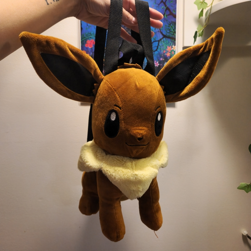 Pokemon Eevee Plush Backpack